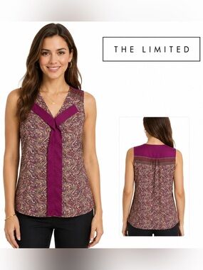 The Limited Sleeveless Multicolor Print Top Small